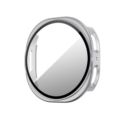 Bandz Samsung Galaxy Watch 8 - 44mm PC Hülle mit Glas (Silber)