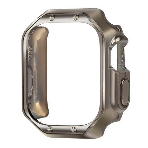 Bandz Apple Watch Ultra - 49mm galvanisiertes TPU-Gehäuse (Titan)