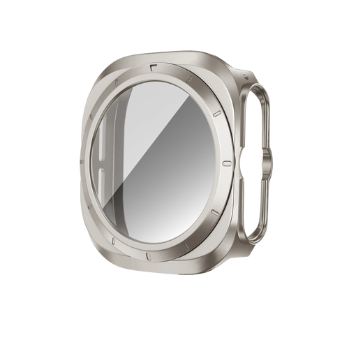 Bandz Samsung Galaxy Watch Ultra PC-Gehäuse mit Glass (Titan)