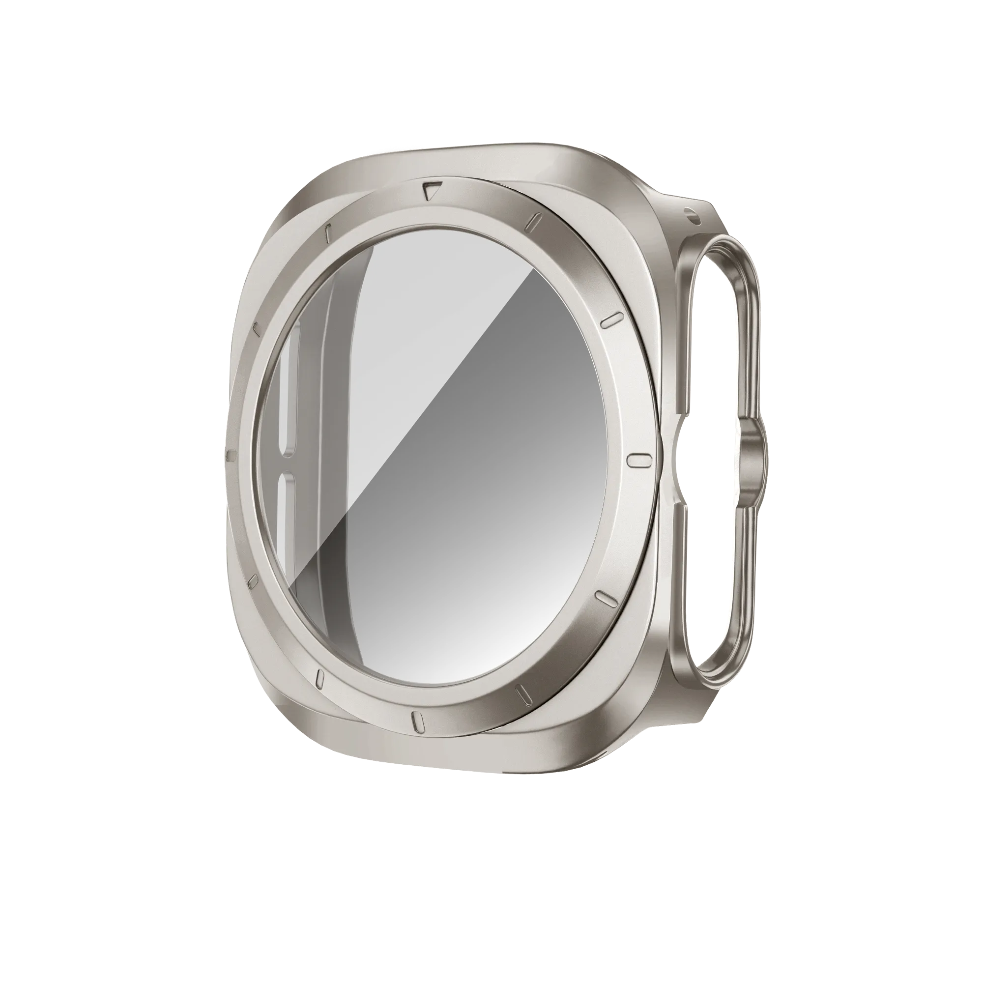 Bandz Samsung Galaxy Watch Ultra PC-Gehäuse mit Glass (Titan)