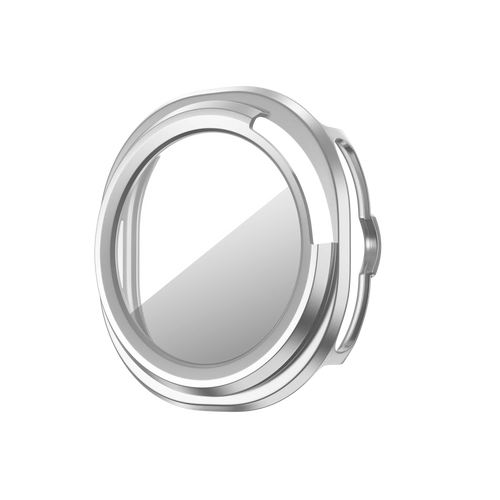 Bandz Samsung Galaxy Watch 8 Classic PC Hülle mit Glas (Silber)