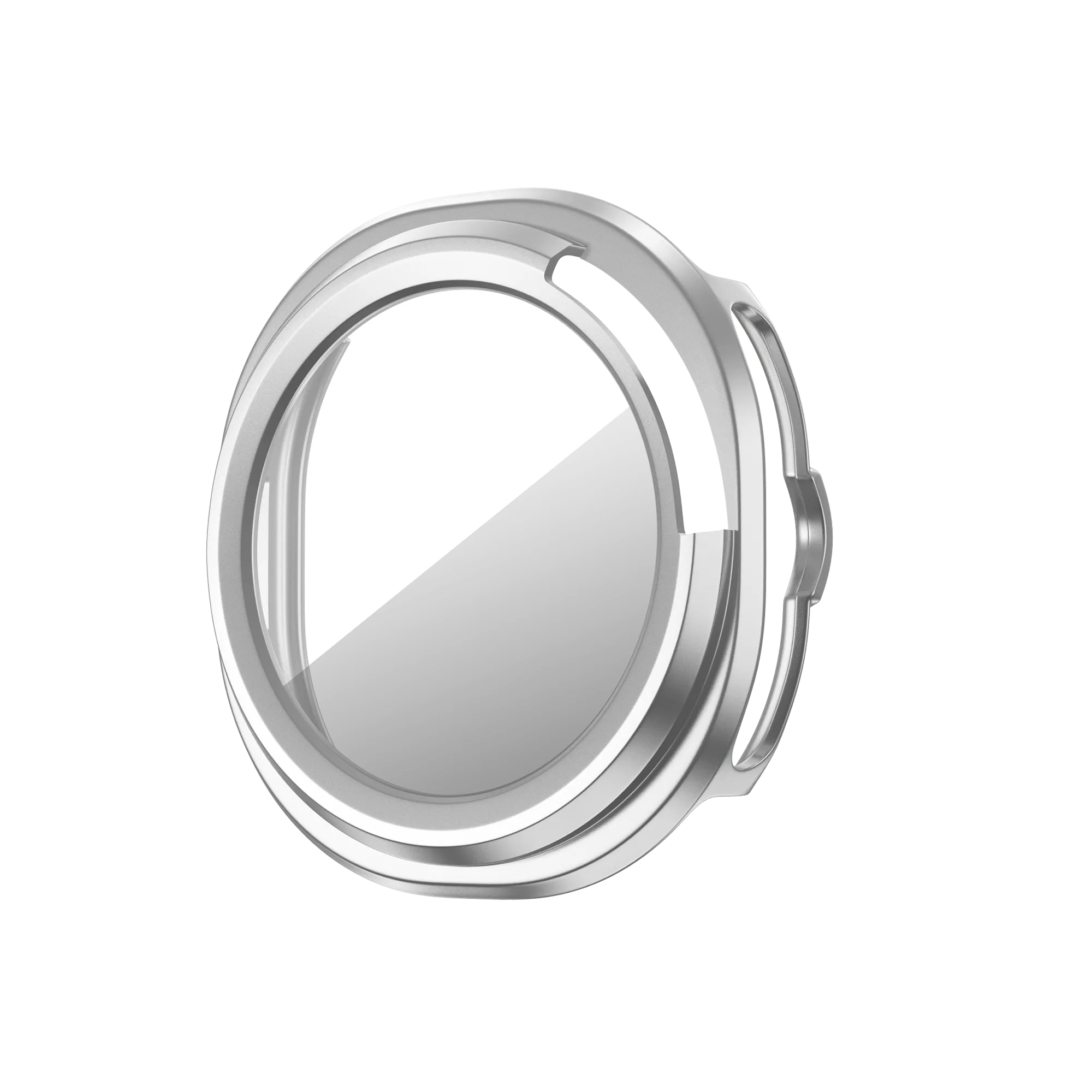 Bandz Samsung Galaxy Watch 8 Classic PC Hülle mit Glas (Silber)