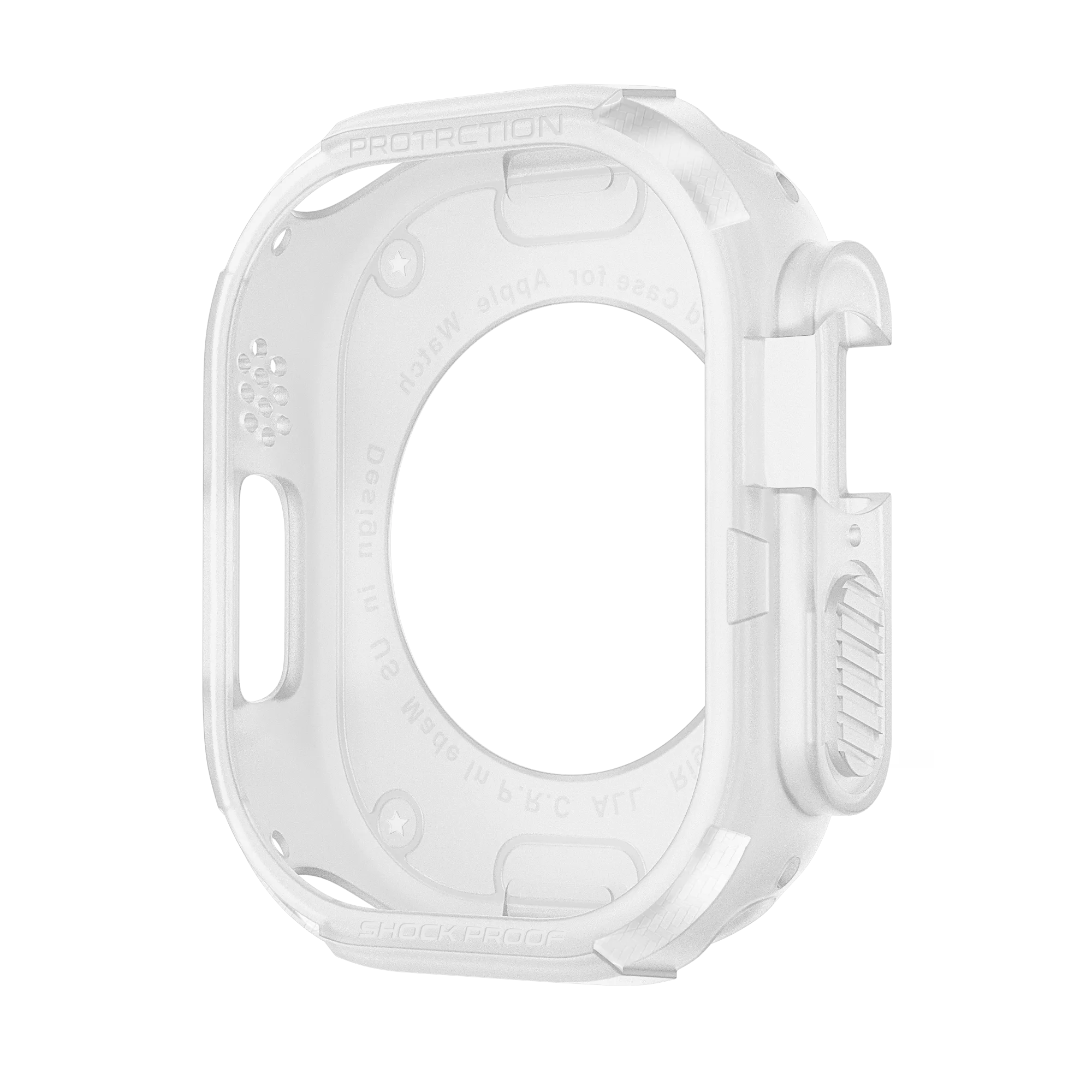 Bandz Apple Watch Ultra - 49mm robustes TPU-Hülle (Transparent)