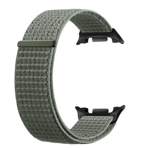 Samsung Galaxy Watch 8 - 40mm Nylonarmband (Grau-Grün)