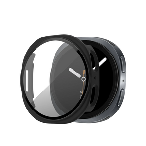 Bandz Samsung Galaxy Watch 8 - 44mm PC Hülle mit Glas (Schwarz)
