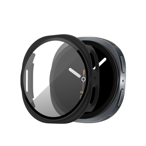 Bandz Samsung Galaxy Watch 8 - 44mm PC Hülle mit Glas (Schwarz)