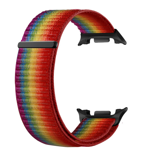 Samsung Galaxy Watch 8 Classic Nylonarmband (Regenbogen)