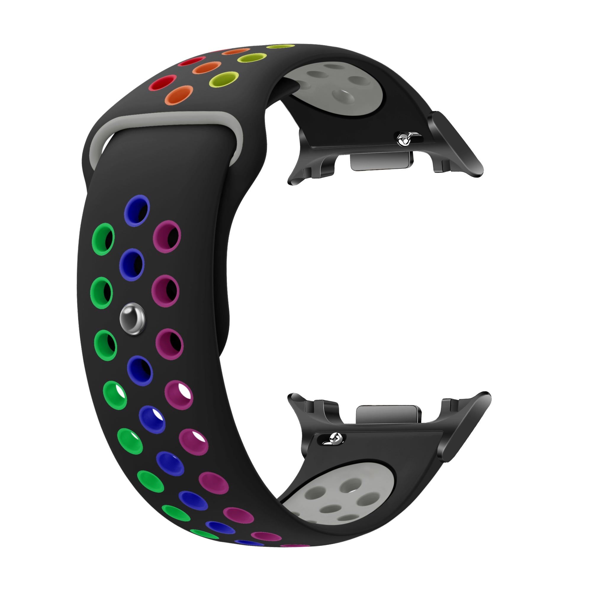 Samsung Galaxy Watch 8 Classic Sportarmband (Schwarz/Mehrfarbig)