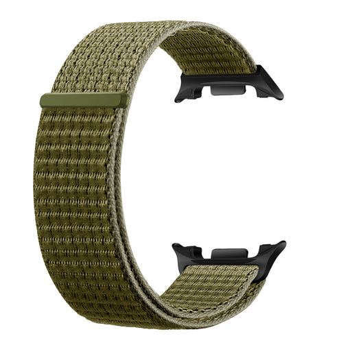 Samsung Galaxy Watch 8 Classic Nylonarmband (Olivgrün)