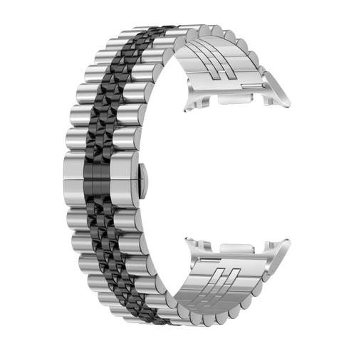 Samsung Galaxy Watch 8 Classic Jubilee Steel Strap (Silver/Black)