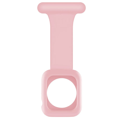 Silicone Nurse Fob, pink, without a watch, 3/4 front view