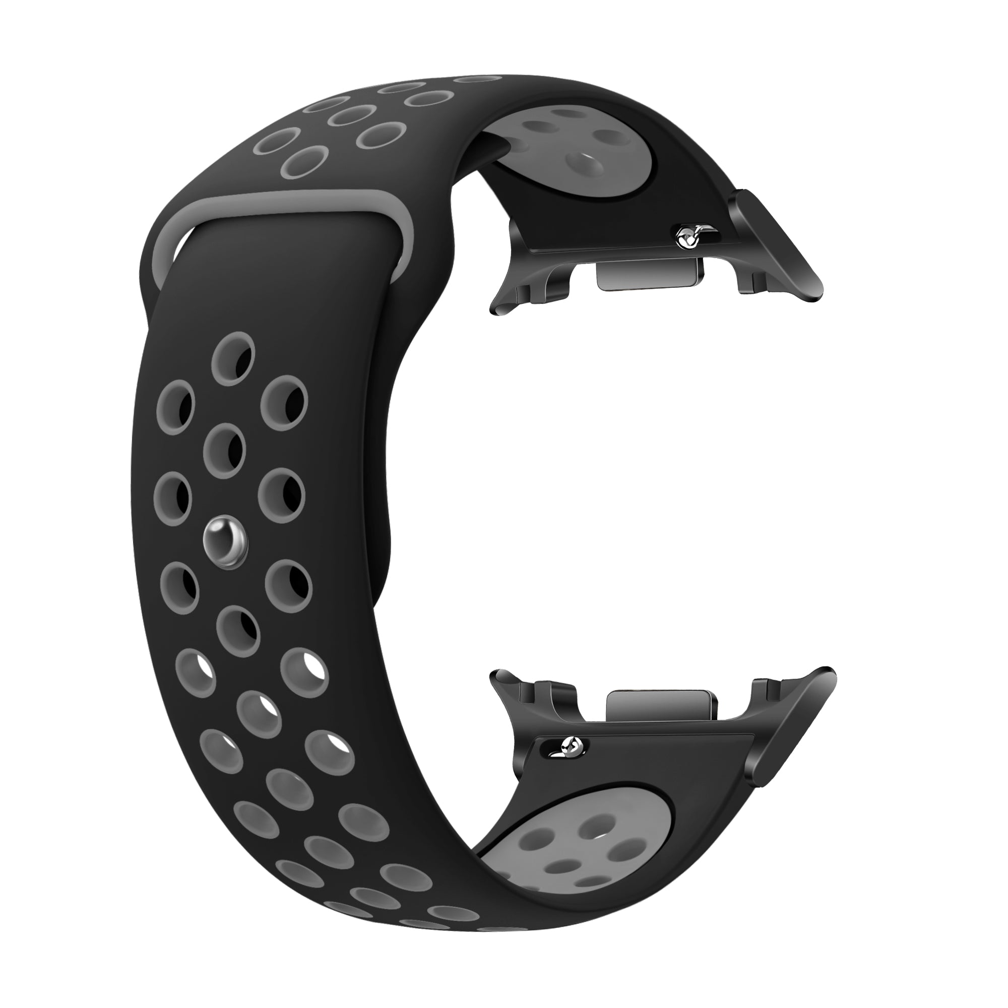 Samsung Galaxy Watch 8 - 44mm Sportarmband (Schwarz/Grau)