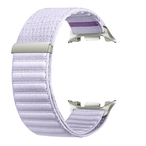 Samsung Galaxy Watch 9 - 40mm Wave Nylonarmband (Hell Lila)