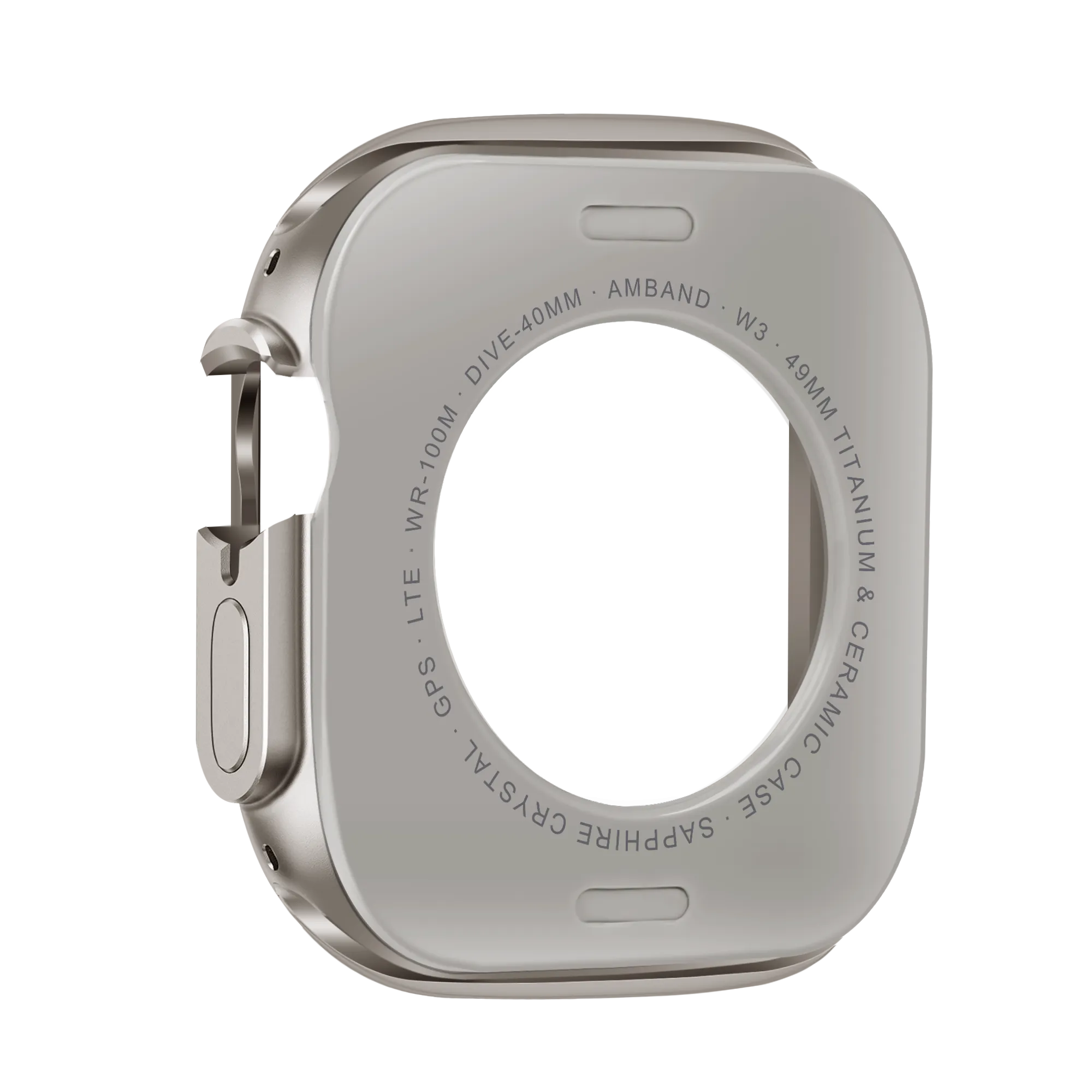 Bandz Apple Watch Ultra - 49mm Metall Hülle (Titan)