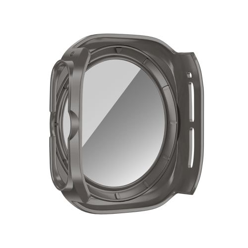 Bandz Samsung Galaxy Watch Ultra PC-Gehäuse mit Glass (Titan Grau)
