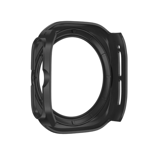 Bandz Samsung Galaxy Watch Ultra Bezel PC Case (Black with White)