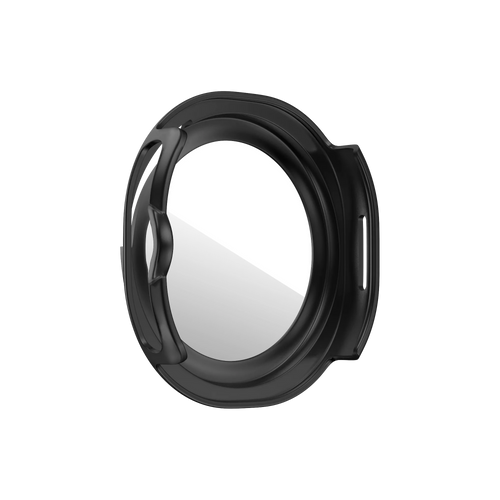 Bandz Samsung Galaxy Watch 8 Classic Bezel Cover mit Glas (Schwarz/Orange)