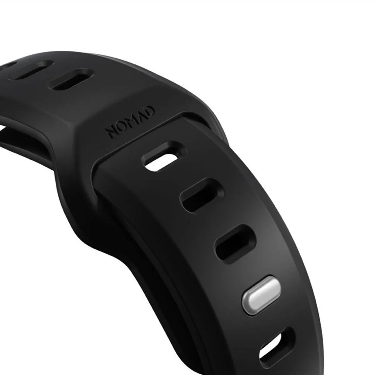 Nomad Apple Watch Silikon Tempo Armband (Schwarz)