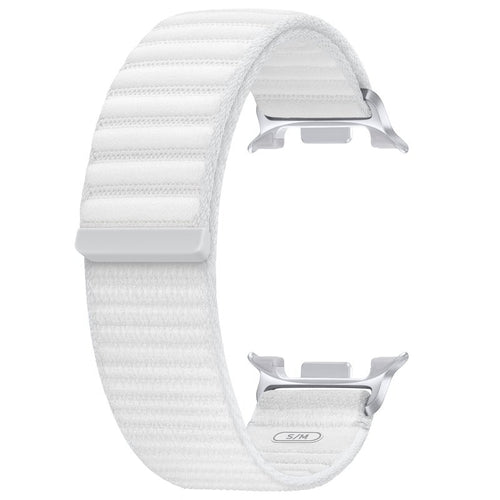 Nylon Fabric Strap, white, without a watch, 3/4 front view