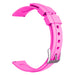 Uhrenarmband 14mm Silikon - Schnellverschluss (Violett-Rosa)
