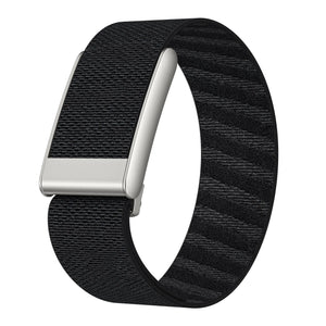 Kompatibel mit Whoop 5.0 Nylonarmband (Schwarz)
