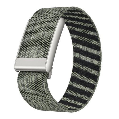 Kompatibel mit Whoop 5.0 Nylonarmband (Grau-gruen)