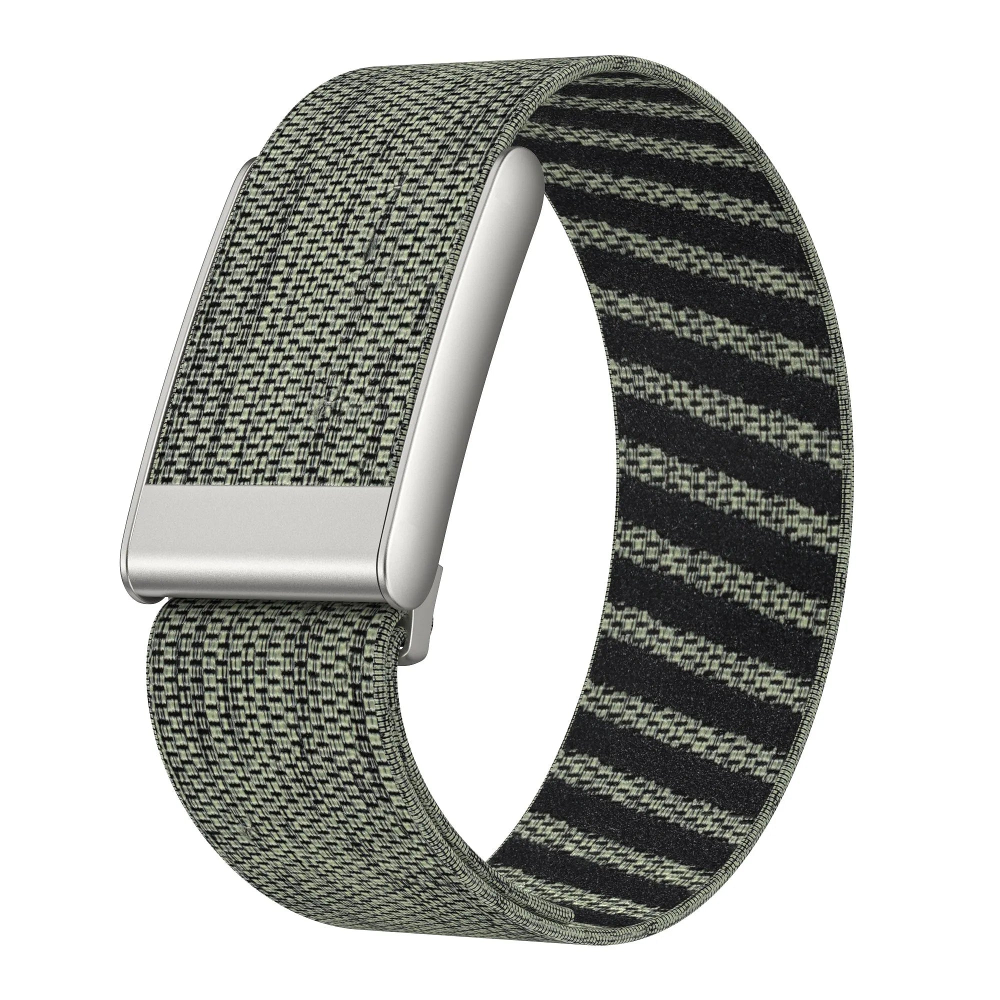 Kompatibel mit Whoop 5.0 Nylonarmband (Grau-gruen)