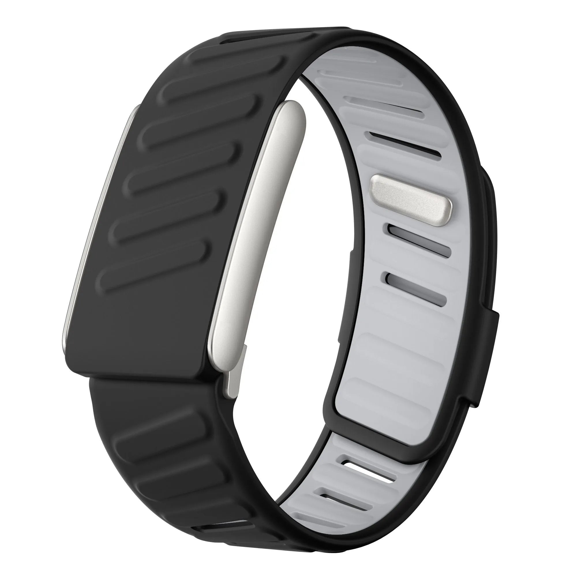 Kompatibel mit Whoop 5.0 Sportarmband (Schwarz/Grau)