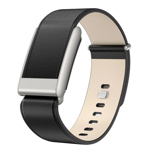 Kompatibel mit Whoop 5.0 Lederarmband (Schwarz)