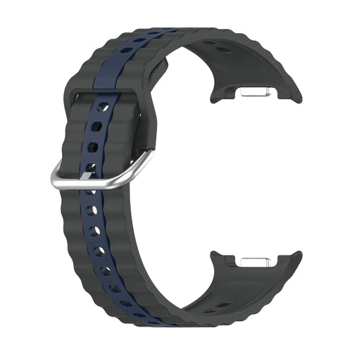Samsung Galaxy Watch 8 Classic Duo Sportarmband (Dark Grey/Blau)