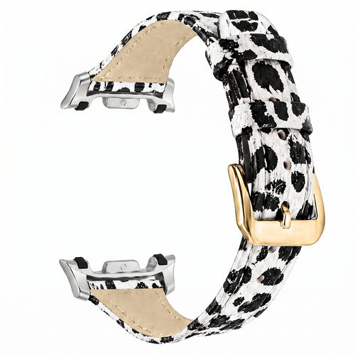 Samsung Galaxy Watch 8 - 44mm Lederarmband (Leopard)