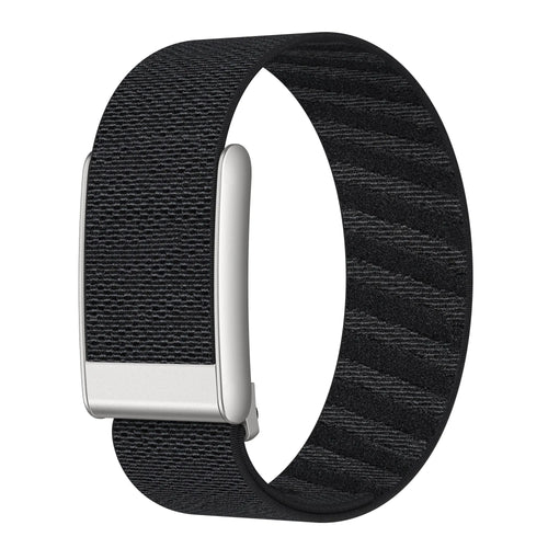 Kompatibel mit Whoop MG Nylonarmband (Schwarz)