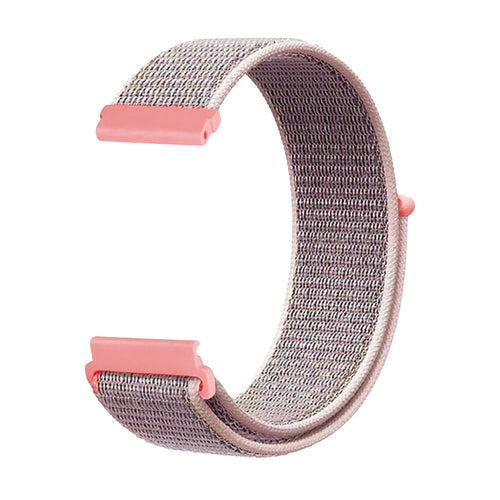 Fitbit Versa 3 Nylonarmband (Rosa Sand)