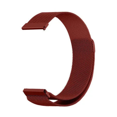 Milanese Strap, red, without a watch, 3/4 front view