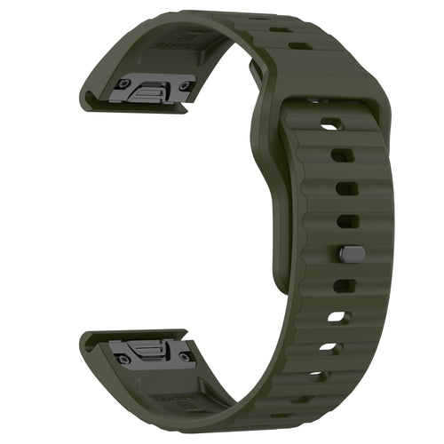 Garmin MARQ Outdoor Silikonarmband (Armeegrün)