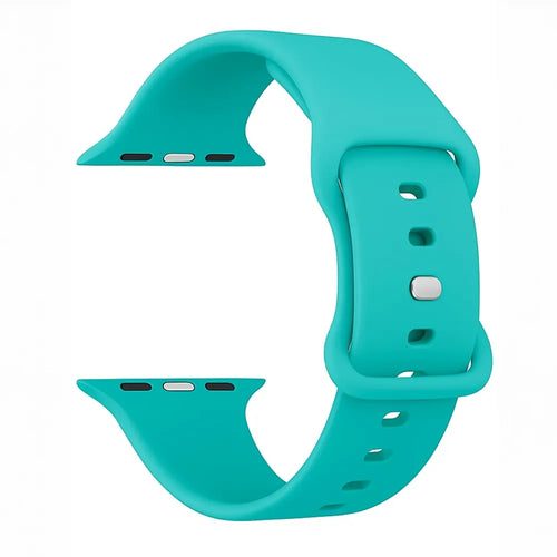 Apple Watch Klassisches Silikonarmband (Aqua)