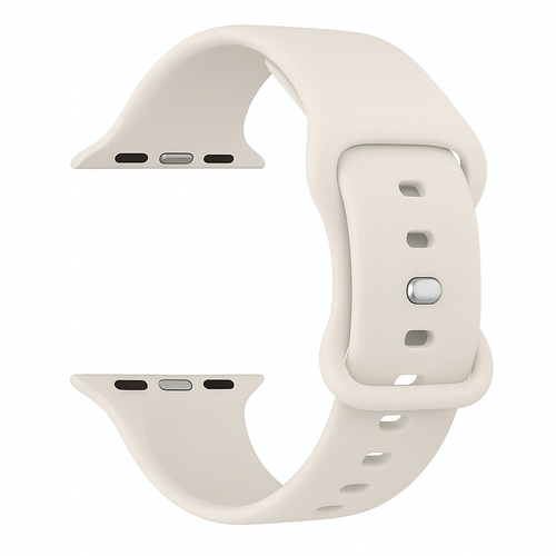 Apple Watch Ultra Klassisches Silikonarmband (Beige)