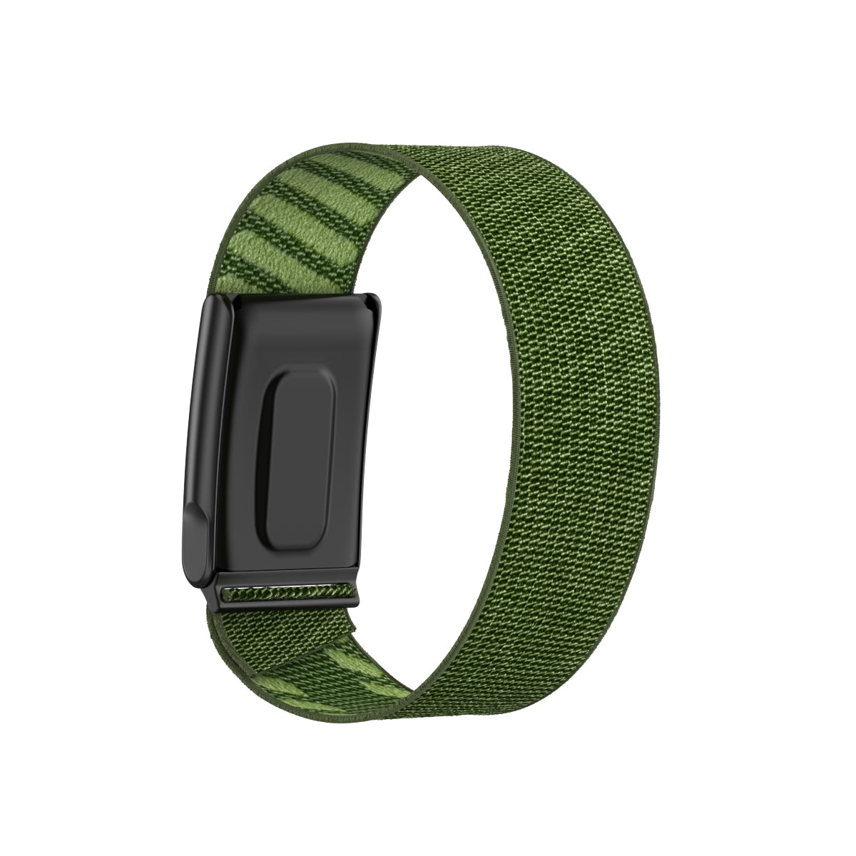 WHOOP 5.0 Knitted Nylon Armband (Dunkelgrün)