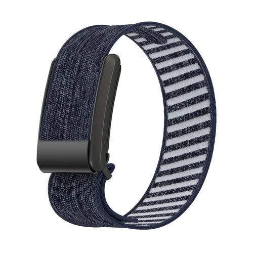 WHOOP 5.0 Knitted Nylon Armband (Indigo Blau)