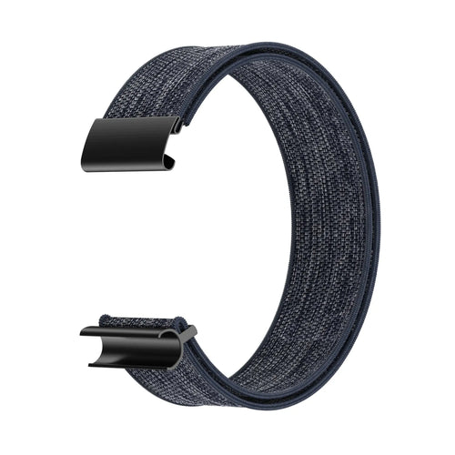 WHOOP 5.0 Knitted Nylon Armband (Indigo Blau)