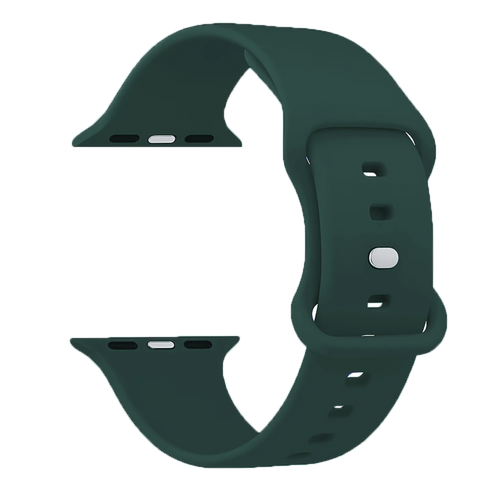 Apple Watch Klassisches Silikonarmband (Olivgrün)
