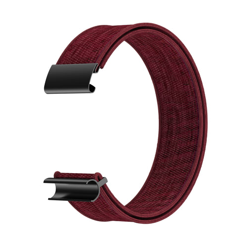 WHOOP 5.0 Knitted Nylon Strap (Wine Red)