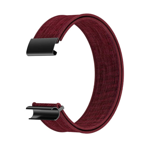 WHOOP MG Knitted Nylon Armband (Weinrot)