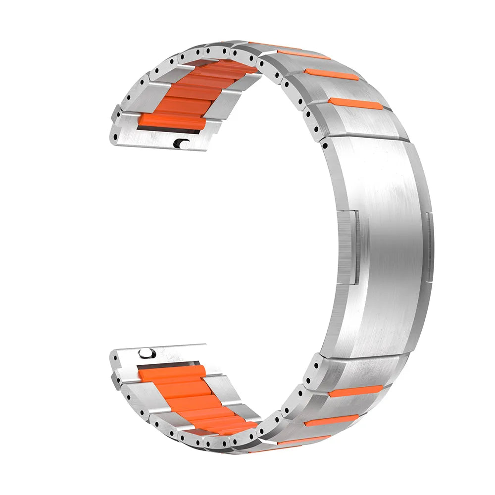 Gard Pro Ultra 2+ 'One Push' Stahl-Hybridarmband (Titan/Orange)