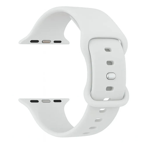 Apple Watch Klassisches Silikonarmband (Weiß)