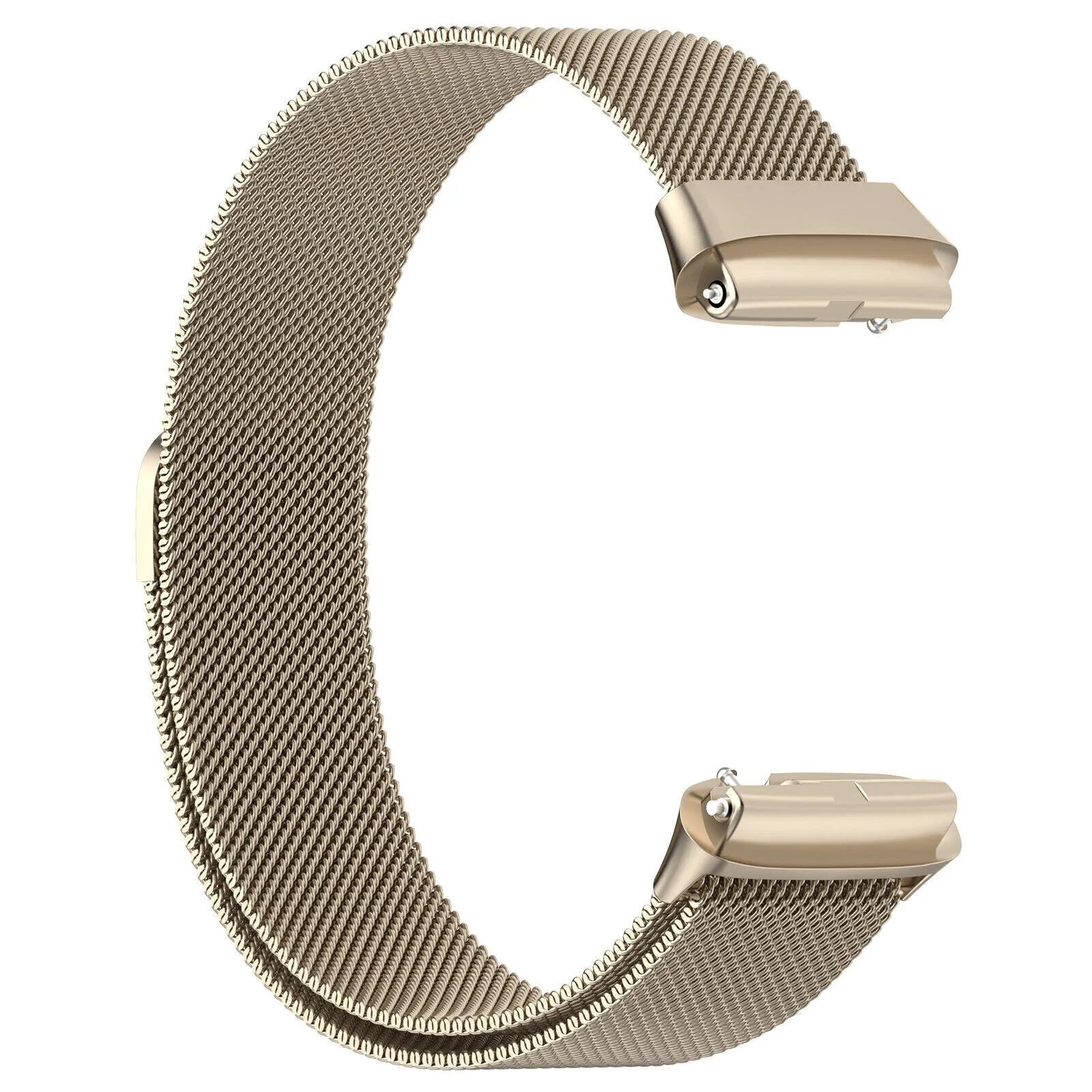 Milanese Strap, champagne, without a watch, 3/4 front view