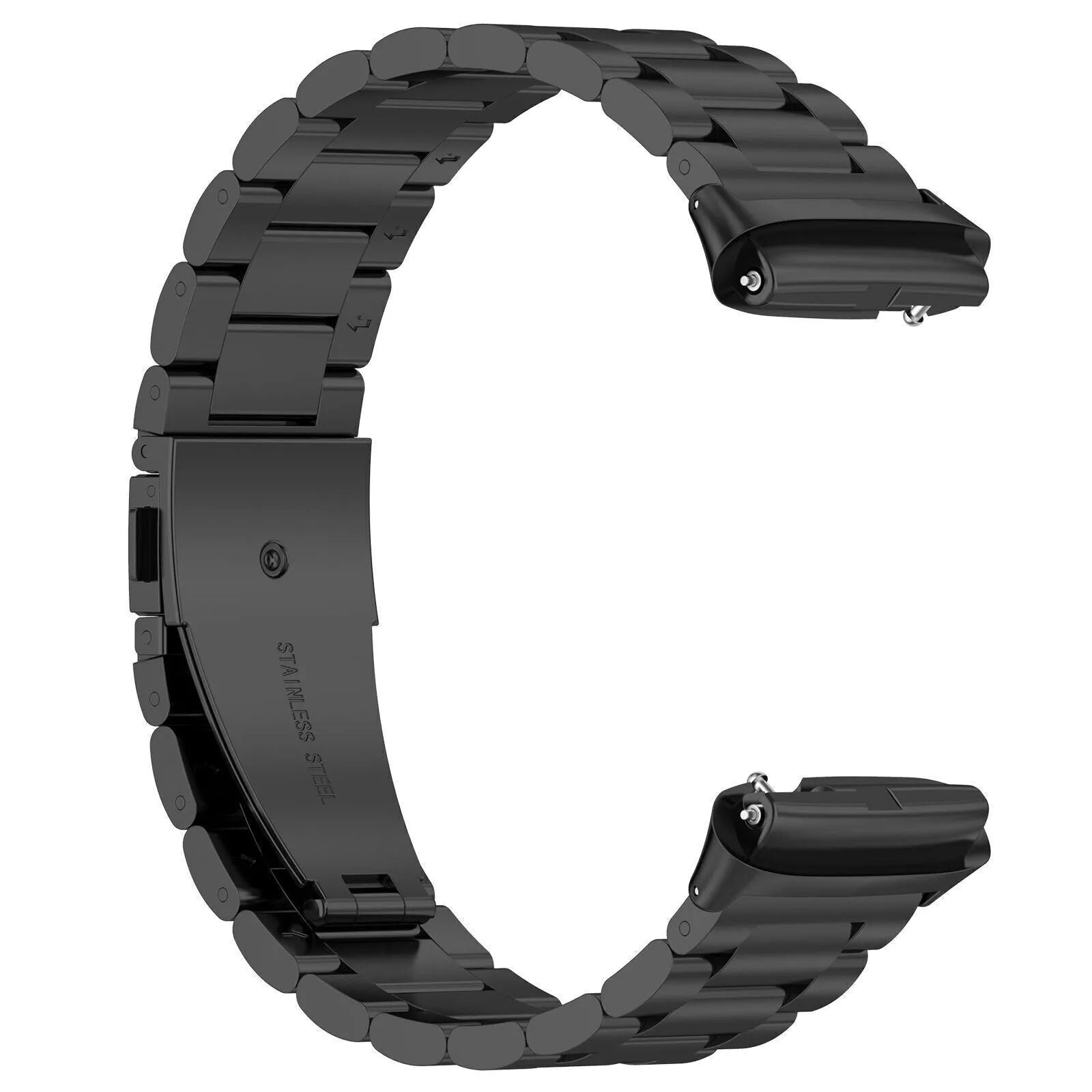 Steel Strap, black, without a watch, 3/4 front view