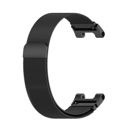 Milanese Strap, black, without a watch, 3/4 front view