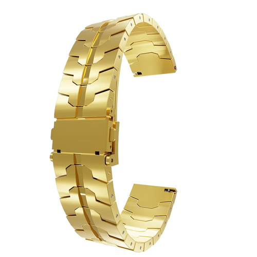 Steel Iron Strap, gold, without a watch, 3/4 front view