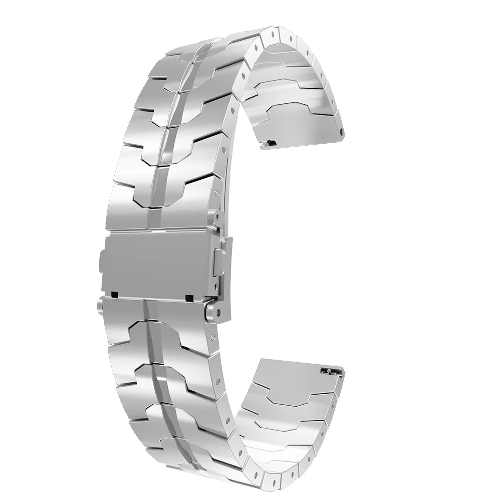 Oppo Watch X2 Stahl-Iron Armband (Silber)